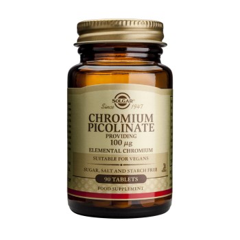 Chromium Picolinate 100mg (90 tablete), Solgar Chromium Picolinate 100mg (90 tablete), Solgar