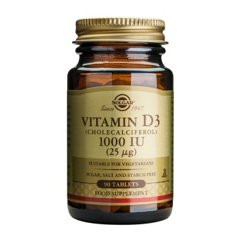 Vitamin D3 1000IU (90 tablete), Solgar Vitamin D3 1000IU (90 tablete), Solgar