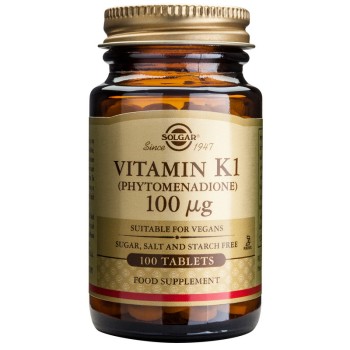 Vitamin K1 100mcg (100 tablete), Solgar Vitamin K1 100mcg (100 tablete), Solgar