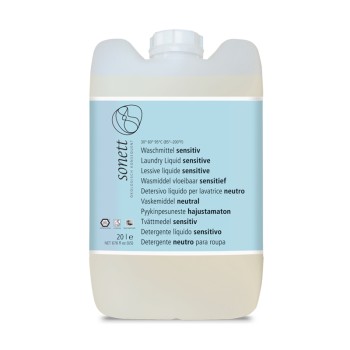Detergent ecologic lichid pentru rufe albe si colorate neutru (20 litri), Sonett Detergent ecologic lichid pentru rufe albe si colorate neutru (20 litri), Sonett