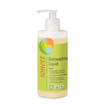 Detergent ecologic pentru spalat vase lamaie (300 ml), Sonett Detergent ecologic pentru spalat vase lamaie (300 ml), Sonett