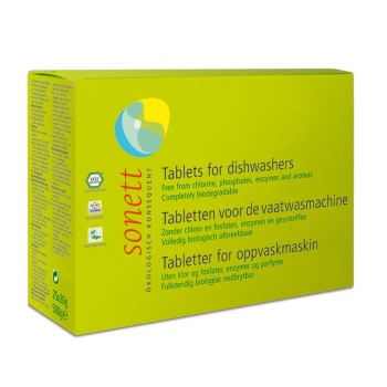Tablete ecologice pentru masina de spalat vase (500 grame), Sonett Tablete ecologice pentru masina de spalat vase (500 grame), Sonett