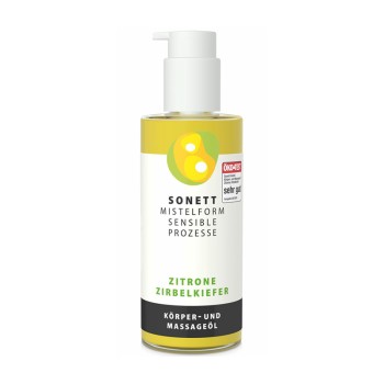 Ulei pentru corp si masaj cu lamaie si pin bio (145 ml), Sonett