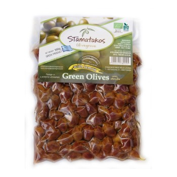 Masline verzi vidate bio (500 grame), Stamatakos Masline verzi vidate bio (500 grame), Stamatakos