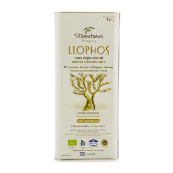 Ulei de masline extravirgin Liophos bio (5 litri), Stamatakos Ulei de masline extravirgin Liophos bio (5 litri), Stamatakos