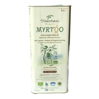 Ulei de masline extravirgin Myrtoo bio (5 litri), Stamatakos Ulei de masline extravirgin Myrtoo bio (5 litri), Stamatakos