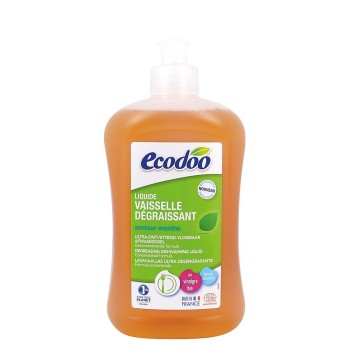 Detergent bio vase ultradegresant cu otet si menta (500ml), Ecodoo Detergent bio vase ultradegresant cu otet si menta (500ml), Ecodoo